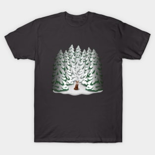 Red Fox Forest T-Shirt